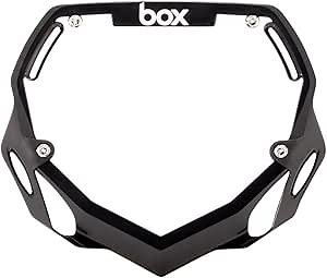 BOX Components Phase 1 Number Plate Large Gloss Black