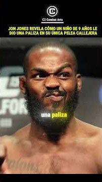 Jon Jones talks about the only street fight he ever had 😯🥊🔥#c2 #mma