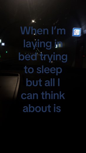 Laying in Bed Trying to Sleep But All I Can Think About