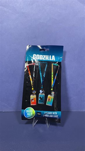 2025 Surreal Entertainment Godzilla Lanyard with Charm and Card Round1 blind bag unleashed #SurrealEntertainment #toho #godzilla #mechagodzilla #round1