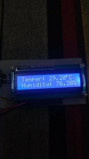 Arduino DHT22 Temperature and Humidity sensor project comment For Code ✅