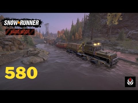 Snow Runner episode 580 Medium boards and long logs... it was supposed to be so beautiful but it'...