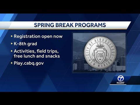 Spring break programs for kids