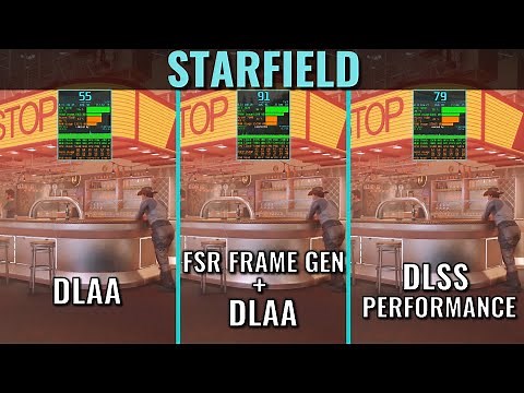 Starfield - FSR 3 Frame Generation Mod - RTX 3070 - 1440p
