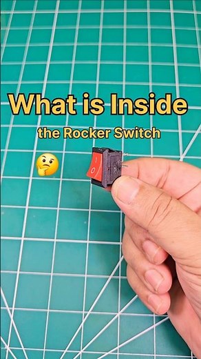 What is Inside the Rocker Switch 🤔 How to Disassemble the Rocker Switch #diy #switch #shorts