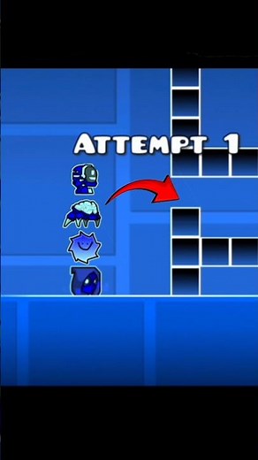 Geometry Dash: Different game mode vs Blocks Challenge | #shorts
