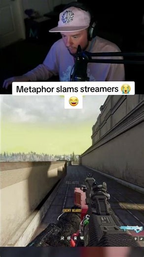 Metaphor Slams Streamers 😭😂 #warzone
