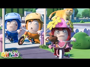 Facing Fears on Two Wheels with Newt & Fus | Oddbods | Kids Tv Shows