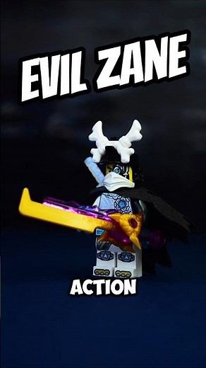 How to Build Evil Zane! ❄️ | #shorts #lego #ninjago #legoninjago #legominifigures #customlego