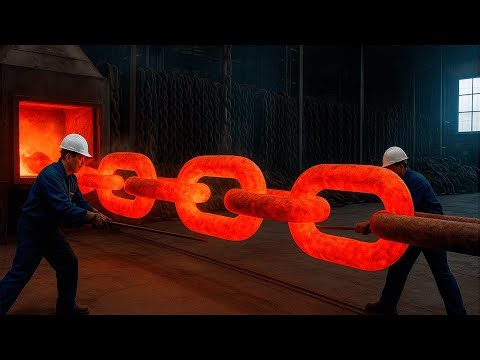 How The World's Strongest Anchor Chains Are Made?