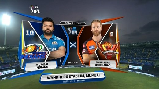 IPL 2022 M65: MI vs SRH – Match Highlights