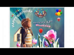 Crafting Beautiful Birthday Cards in PowerPoint