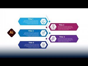 How to Create a Stunning 5 Step Infographic in Adobe Illustrator Easy Graphics Tutorial