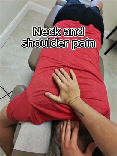 Upper back adjustments can help with neck and shoulder pain and can help improve mobility.