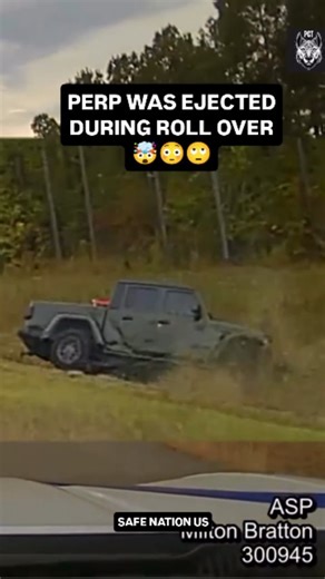 Safe Nation | PERP WAS EJECTED DURING ROLL OVER 🙄😳 GSP & ASP WILL PIT THE HELL OUT OF YOU 🚓🤯🔥 Follow 👉 (@safenationus) for more #Arkansasstatepolice... | Instagram