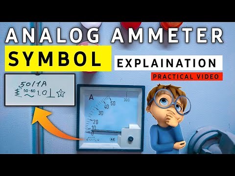 🟢Analog Ammeter Explained | Ammeter Symbol Identification | Measuring Instrument...