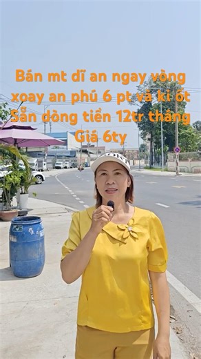 Bán Nhà MT vòng xoay an phú Dĩ An 6phòng trọ và ki ốt đang có dòng tiền sẵn 12tr