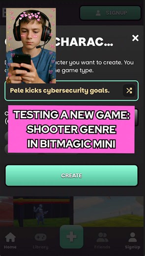 testing this new free browser game -> mini.bitmagic.ai #bitmagicmini #aigame #gametok #mobilegames