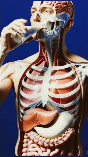 Milk Digestion & Body Benefits Cinematic 3D Anatomical Visualization🥛