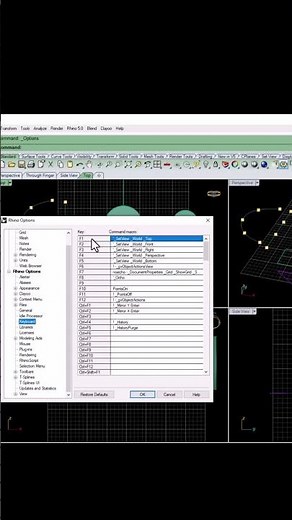 Shortcut settings toolbar in 3D Matrix software #shorts #design #matrix