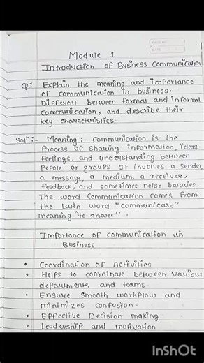 meaning and important of business communication #study #viral #shorts #mba #businesscommunication
