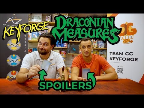 Keyforge Draconian Measures EXCLUSIVE SPOILER!