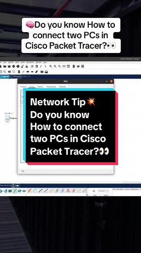 Do you know How to connect 2 PCs in Cisco Packet Tracer?👀 Networking tip step by step!! Click 🔗 in 🅱️i0️⃣ for networking materials #networkengineer #cisconetworking #ccnaexam #packetracer #informationtechnology #ccna #computerengineering #BSIT #networkadmin #sysadmin #techtok #studymotivation