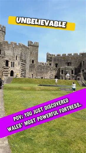 POV: Wales’ Most Powerful Fortress — Caernarfon Castle 🇬🇧🏰