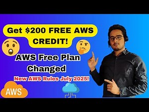 AWS Free Tier Update 2025 | Get $200 AWS Credits | New Signup Rules Explained