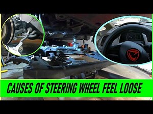 Why does my car have a loose steering wheel and it can't be aligned even if it's repaired❓