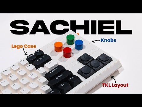 "Lego" TKL Keyboard - KBDcraft Sachiel Build Review & Sound Test