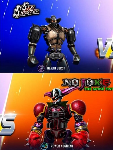 SIX SHOOTER 🆚 NOJOKE #wrb #games #noisyboy #realsteel #robot #gameplay # #realsteelwrb #gaming #edit