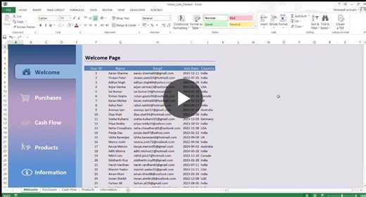 Excel Custom Sidebar Navigation for Improved UX | Mokshada Patil posted on the topic | LinkedIn