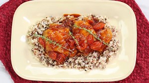 Succulent chicken thighs marinated and then simmered in a rich sauce that will keep you coming back for more. Quick and simple to make in 10" Chef's Gourmet Skillet that is part of the July Boom Bundle special! For Boom Bundle pricing and details, get in contact with a Dealer near you by clicking here https://bit.ly/3eQYBqV Catalina Chicken Ingredients: 1 cup ketchup 1⁄2 cup sugar 1⁄2 cup red wine vinegar 3 tbsp honey 2 tbsp Worcestershire sauce 1⁄2 cup chicken or vegetable stock 2 tsp smoked pa