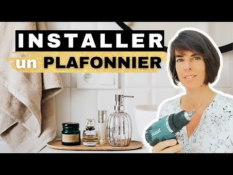 Installer un plafonnier dans sa salle de bain