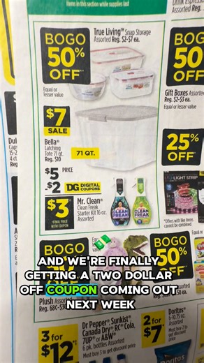 7.4K views · 103 reactions | We are finally going to get a coupon for the Mr. clean freak coming out in next week sales ad which is coming November 9 through November 15. So be sure to clip that coupon in the Dollar General app. #dollargeneral | Martha Granger | Facebook