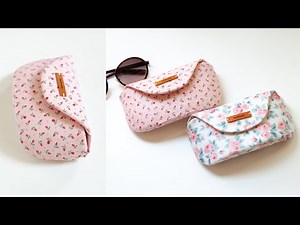 How to sew a Floral Glasses Case | Cute Sunglasses Case | DIY Sewing Tutorial