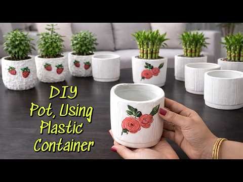 Waste Plastic Container 🤩 Reuse Ideas