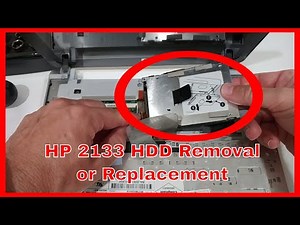 How to upgrade, replace or remove the Hard Drive in the HP 2133 Mini-Note?