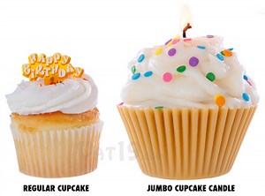 Jumbo Cupcake Candle: Looks and smells like a delicious vanilla cupcake.