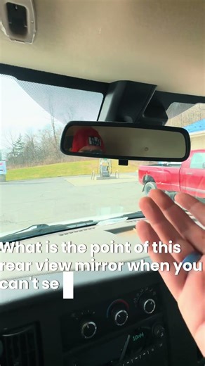 Why Does This Truck Have A Rear View Mirror…. #truck #vlog #questions #dailylife #gay