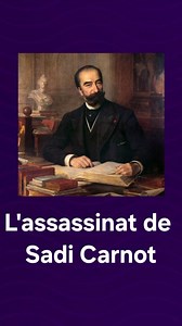 🇫🇷 Le premier président français assassiné en fonction… Découvre l’incroyable destin de Sadi Carnot, poignardé en pleine rue à Lyon en 1894. ⚔️ #Histoire #Republique #SadiCarnot #Président #LhistoireSansFaim | L'Histoire Sans Faim