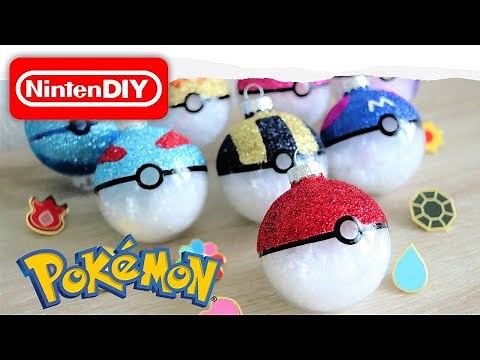 How to Make POKEBALL Ornaments for the Holidays - NintenDIY