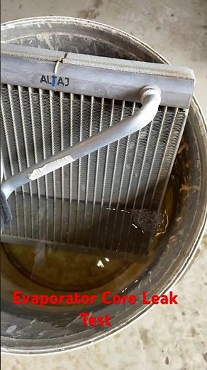 How to Test for an Evaporator Core Leak