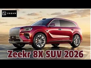 Super Hybrid High-Performance Flagship SUV, Zeekr 8X SUV 2026. Coming Soon.