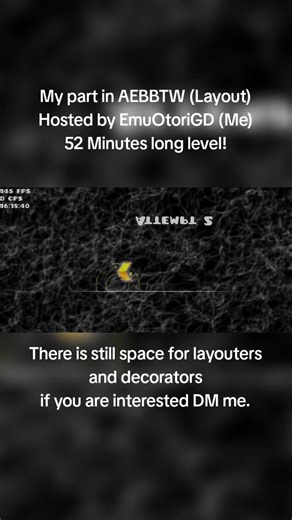 My part in AEBBTW Hosted by me :3 if you are interested in participating in the collab DM me!! #thecaretaker #dementia #anemptyblissbeyondthisworld #aebbtw #geometrydash
