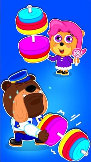 Little Lion | Strong Baby | Cartoon | Video for Kids