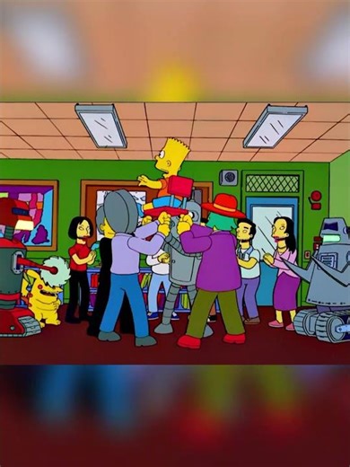 Bart and Lisa are in the same class.#animation #simpsons #funny