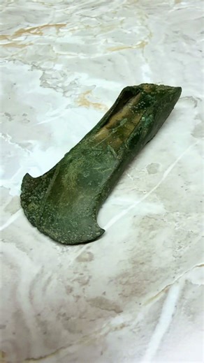 My first Bronze Age axe head #bronzeage #metaldetecting #axehead #detecting #axe