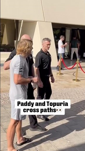 Paddy Pimblett and Ilia Topuria cross paths at UFC Doha😯 (fight hype)